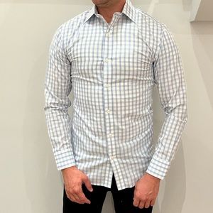 Bonobos men’s wrinkle free tailored slim fit dress shirt size 15/33